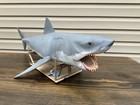 Jaws Shark Replica-3 Feet Long W Barge Drydock Display Stand - Rare   45 Of 75 
