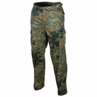 German Flecktarn Camouflage Pants Military Bdu Cargo 6 Pocket Fatigue Trousers
