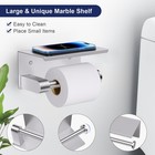 Lairuier Bathroom Hardware Set Brushed Nickel Towel Holder Set Wall Mounted
