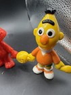 Vintage 1994 Sesame Street Connecting Link Figures Lot Elmo Big Bird Bert