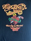 Vintage  Aerosmith Cocked Locked Ready To Rock                2 Xl T-shirt 