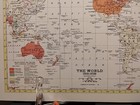 1973 Vintage The World 1919-1938 Atlas Map Mcm Hammond Medallion World Atlas