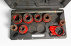 Ridgid Ratchet Pipe Threader Set 1 2 -2  Npt 12-r    2  11r Heads   Case