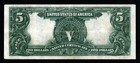 1899  5 Large Size Indian Chief Crisp Vf  xf Silver Certificate 