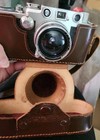 Vintage Leica Iiif 35mm Rangefinder Camera With Summitar 5cm F 2 Lens
