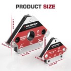 Arccaptain Arrow Welding Magnets 25lbs 55lbs Strong Hold Magnetic Welding Holder