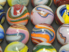 Box Of 16 Htf D a s Mountain Magic Collector Marble Set Keepers  704