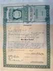 Mica Mines Ltd 1929 Stock Certificate Canada Signed To Open  sc8