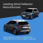 Seat Arona Mk1 2017-onwards 5 Door Suv Wind Deflectors In-channel Guards 4pc