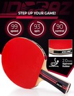 Idoraz Table Tennis Paddle Professional Ping Pong Racket With Carrying Case