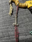 Old 108 Beads Tibetan Yak Bone Mala     Handcrafted Buddhist Prayer Beads