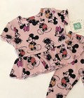 Disney Baby Girl Minnie Mouse Clothes 6-9 Months Pants Shirt 2 Pc Set Cute