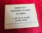 1940s Coca-cola Ww2 America s Fighting Planes 20 Full Color W envelope