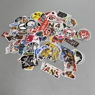 100 Random Vinyl Skateboard Stickers In Assorted Designs For Luggage   Laptop