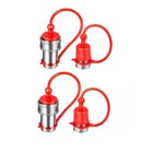 2 Sets Of 3 8  Npt Iso 5675 Quick Connect Hydraulic Couplers   Coupling