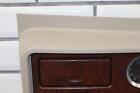03-06 Cadillac Escalade Center Console Top Trim With Clock  woodgrain 