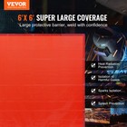Vevor Welding Curtain Screen 6 x6  Flame-resistant Vinyl Hanging Welding Screen