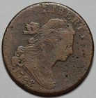 1798 Draped Bust Large Cent  s-186  - 2nd Hair Style - Us 1c Copper Coin