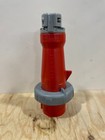 Pin And Sleeve Iec Plug  3 Pole  4 Wire  60 Amp  3 Phase  480v  Watertight  Red