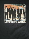 Rare Vintage Let   s Go To Work Tarantino Reservoir Dogs T-shirt Black Size Xl