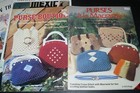 Lot Of 4 Vintage Macrame Pattern Books Purses On The Go Round The World Boutique