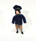 Dollhouse Victorian Boy In Blue Son Doll Porcelain 1 12 Scale Miniature Family