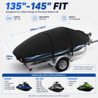 Jet Ski Cover Waterproof Protector For Yamaha Waverunner Fx Cruiser Ho 135-145 