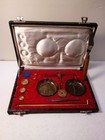 Mid Century Modern Gold Manual Balance Weighing Scale Vintage Collectible