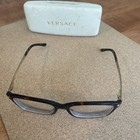 Versace 3210 Eyeglasses Frame Tortoise 55-18-145 Italy Preowned 