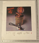Rolling Stones 1995 Lithograph Print Poster Sticky Fingers Spain Version Signed