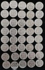 Argentina 1959 Lot 40 Of Twenty Centavos   Roll Of Unc 20 Cents