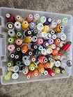 Lot Of 80 Anton Mixed Machine Embroidery Thread- Poly New    Partial Mix Colors