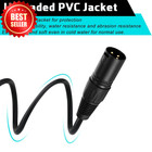 20-pack 3 2ft Dmx512 3-pin Xlr Male   female Stage dj Lighting Cables Black 