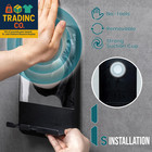 Fogless Shower Mirror With Suction  Razor Holder   Storage Tray  Black