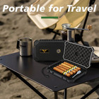 Cigar Humidor Box  Travel Humidor With Humidifier Hygrometer  Portable Case For