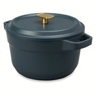 Diecast 5 5 Qt Dutch Oven Non-stick- Atlantic Blue