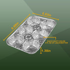 6-cup Aluminum Muffin Pans - 20 Pack  Standard Size Cupcake Pans  Disposable Muf
