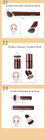 Hourglass 85 Piece Makeup Brush Set Concealer  Foundation  Powder Brush Set