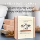 Handmade Goat Milk Soap  Oatmeal Scent  Goats Milk Soap Bar  Made In Usa