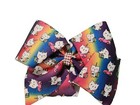 Caticorn Bow Girls Hairbow Cats Rainbow Little Cat Kitten Bow Unicorns Clip