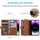 For Iphone 15 16 Pro Max 14 13 12 11 Xr Magnetic Wallet Case Leather Flip Cover