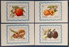 Sharjah Lot Mnh Deluxe Sheets Insects  Birds  Flowers  Fruits  Marine Life     