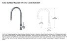 Franke Ff3352 Kitchen Faucet Pull Down Cube Stainless Steel New In Box 