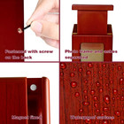 1 Pcs Pet Urns For Dogs Ashes Dog Photo Urn Cremation Box Medium Red Casket