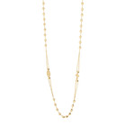 Welry Rosary Necklace With Cross And Mary Medal In 14k Yellow Gold  17 
