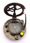Nautical Brass Brunton Compass Vintage Marine Direction Compass 
