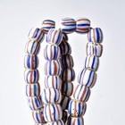 American Flag Venetian Trade Beads