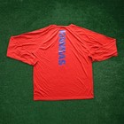 Kansas Jayhawks Ncaa Adidas Men s Red Long Sleeve Climalite T-shirt