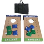 Kids Cornhole Bean Bag Toss Set Outdoor Party Game Set Wood Platform W carry Bag