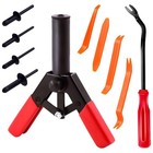 46pcs Plastic Rivet Gun Set  40pcs 4sizes Nylon Blind Rivets   4 Pcs Bonus